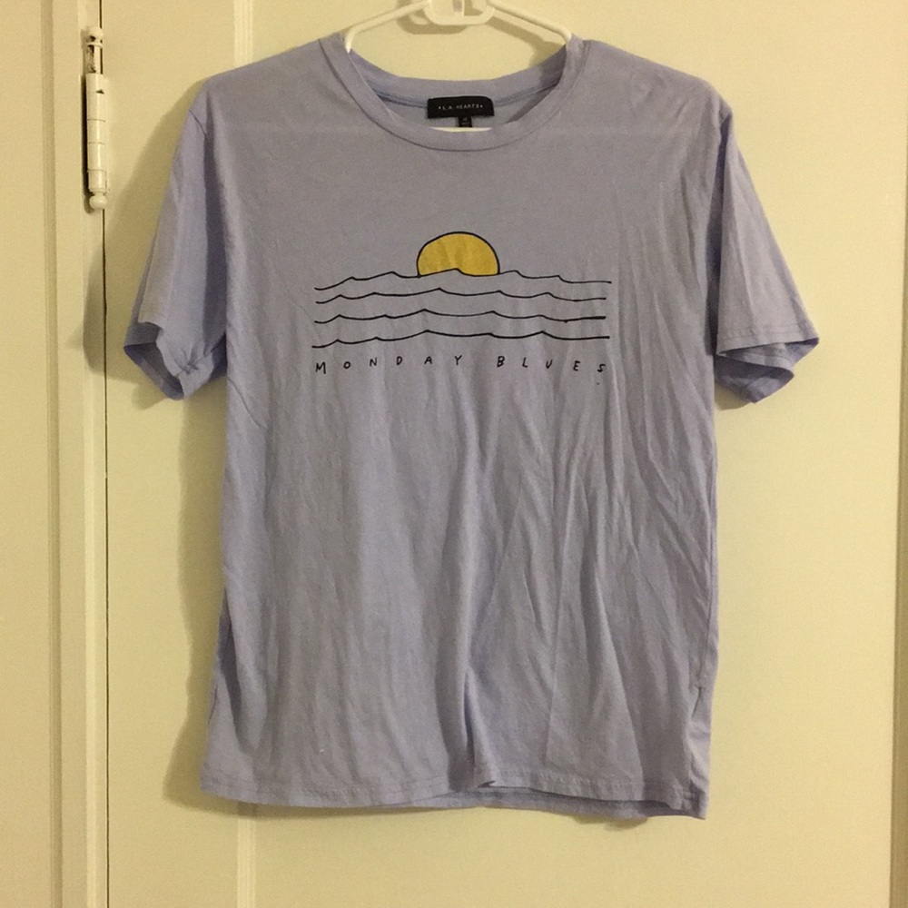 Pacsun LA hearts Monday Blues tee shirt